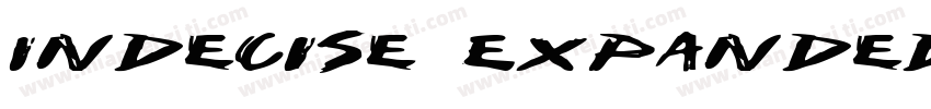 Indecise Expanded字体转换